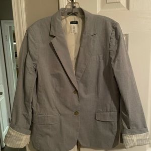 J. Crew Grey school boy blazer size 12